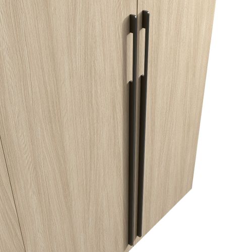 Armoire Moderne En Bois 2 Portes 90cm Orelia