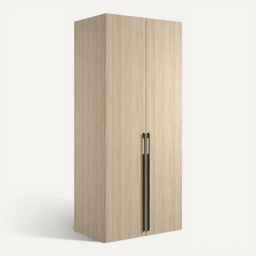 Armoire Moderne En Bois 2 Portes 90cm Orelia