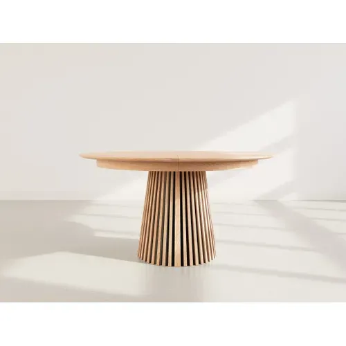 Freya - Table à Manger Ronde Extensible - 6 à 10 Personnes