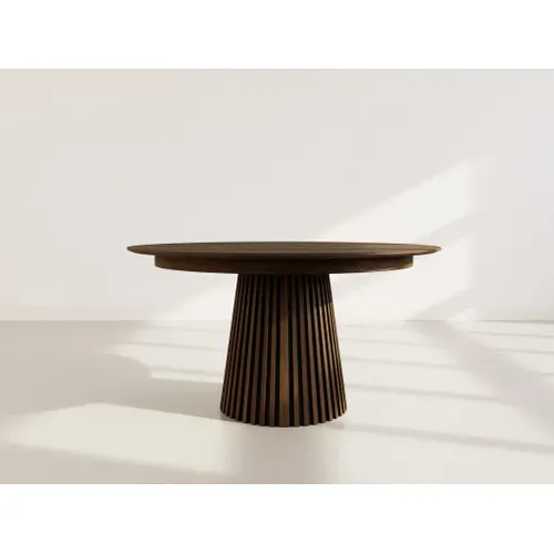 Freya - Table à Manger Ronde Extensible - 6 à 10 Personnes