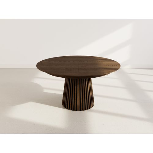 Freya - Table à Manger Ronde Extensible - 6 à 10 Personnes