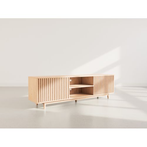 Freya - Meuble TV 180 Cm - 2 Portes Et 2 Niches