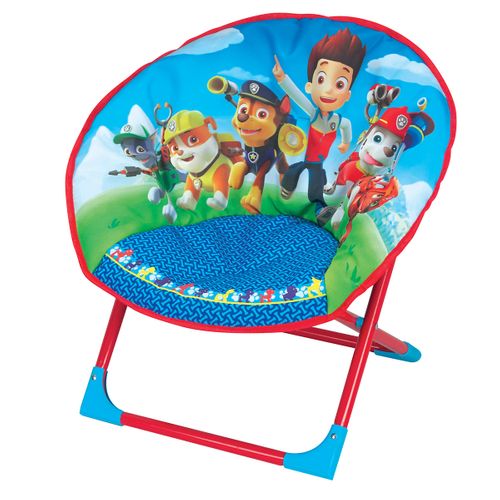 Fauteuil Lune Pliant Pat'patrouille Pour Enfant – Assise Rembourrée Multicolore