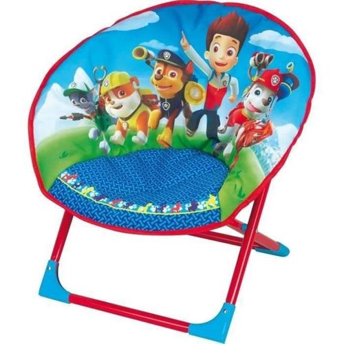 Fauteuil Lune Pliant Pat'patrouille Pour Enfant – Assise Rembourrée Multicolore