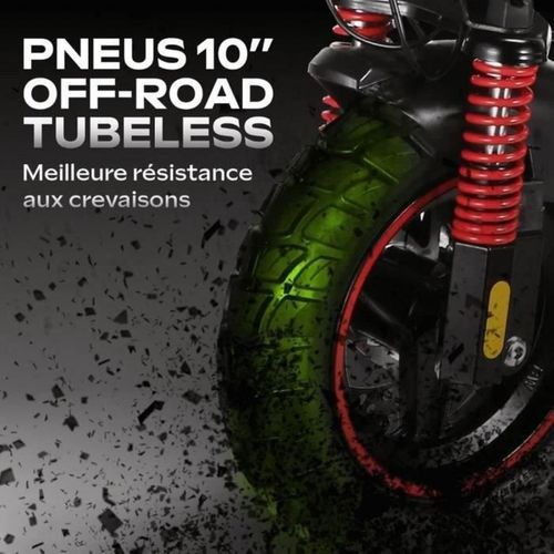 Ecross Pro Lite 2 - Trottinette Électrique Tout-terrain Pliable 10" 48v 800w