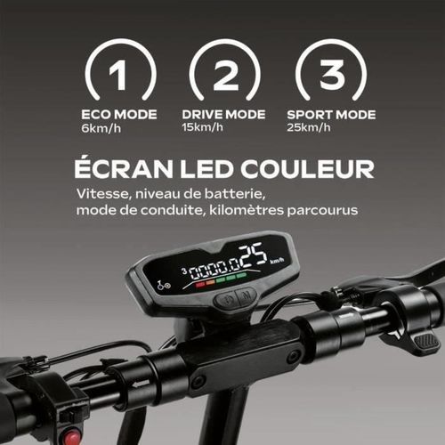 Ecross Pro Lite 2 - Trottinette Électrique Tout-terrain Pliable 10" 48v 800w