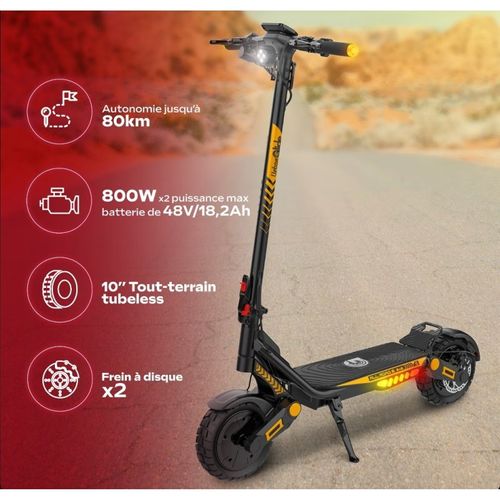 All Road 6 2x2 – Trottinette Électrique 10" Double Moteur