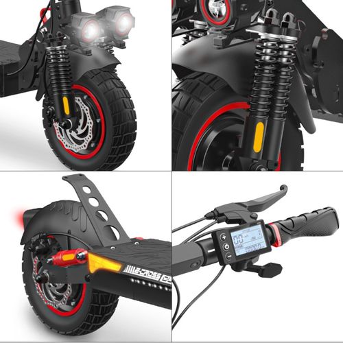Trottinette Électrique Ecross Duo – Autonomie De 60 Km, Double Moteur