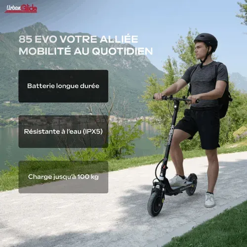 Trottinette électrique Adulte   85 Evo –  Moteur 500w -  Autonomie Jus