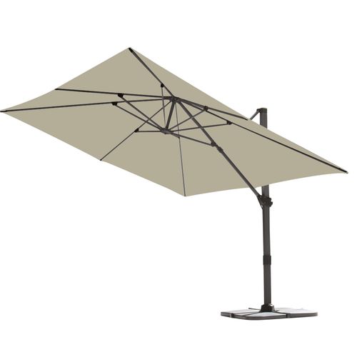 Parasol Déporté 4x3m - Vert Mélèze - Saphir