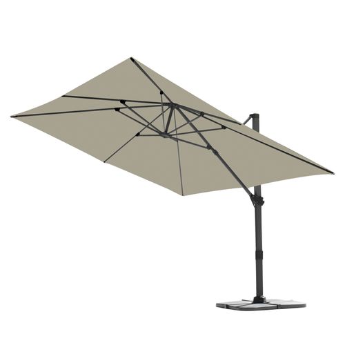 Parasol Déporté 4x3m - Vert Mélèze - Saphir