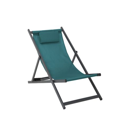 Athos - Lot De 2 Chiliennes - Aluminium - Bleu Canard