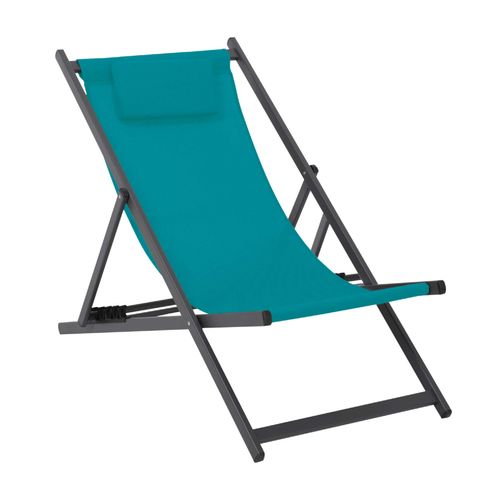 Athos - Lot De 2 Chiliennes - Aluminium - Bleu Canard