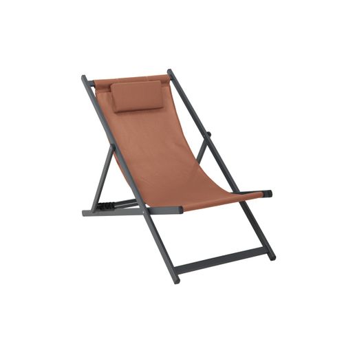 Athos - Lot De 2 Chiliennes - Aluminium - Terracotta