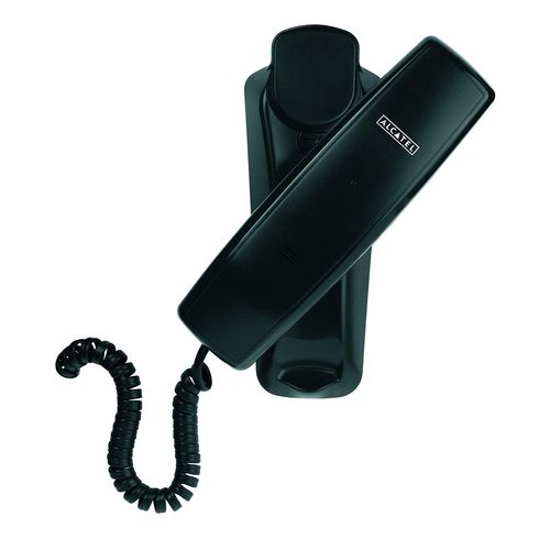 Téléphone Filaire Monobloc Fixation Murale Noir - Temporis 10 Pro