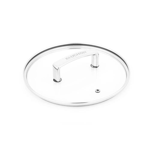 Couvercle 20cm En Verre Et En Aluminium Signature
