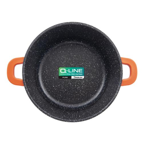 Sautoir Noir 36cm Revêtement Céramique - "robucook"