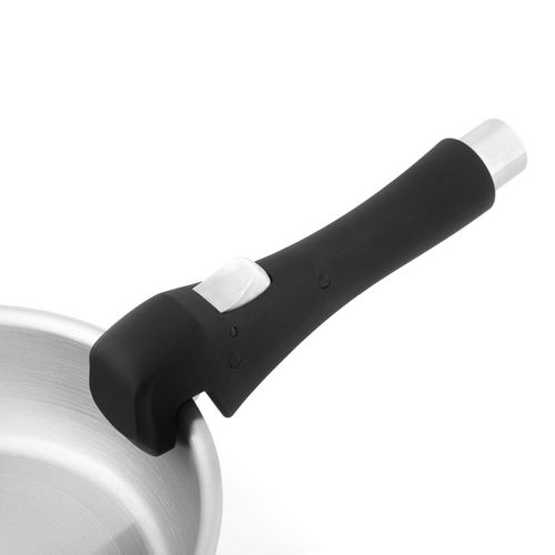 Set 7 Pièces Casseroles et Poêles Amovibles Inox 18/8 Induction