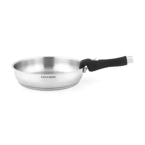 Set 7 Pièces Casseroles et Poêles Amovibles Inox 18/8 Induction