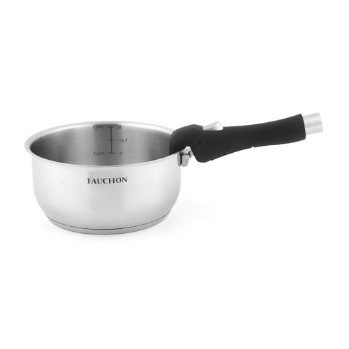 Set 7 Pièces Casseroles et Poêles Amovibles Inox 18/8 Induction