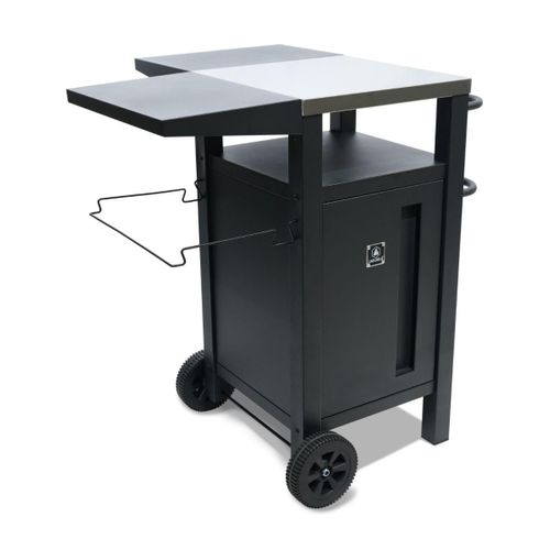 Chariot De Barbecue Avec Rangement Et Housse De Protection