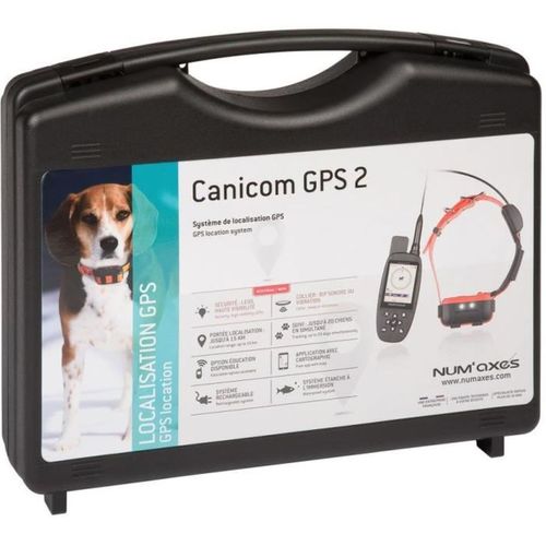 Canicom Gps 2 - Kit Localisation Et Éducation Chien, Collier Ip67, Portée 15 Km