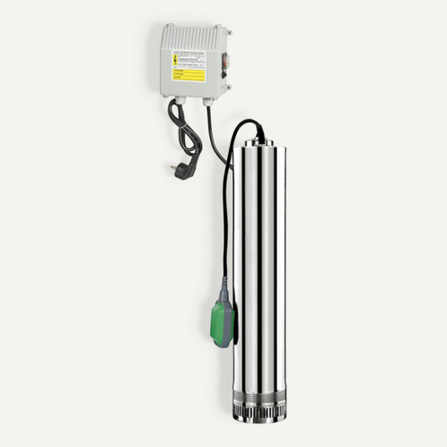 Pompe Immergée Inox 750w 43m Avec Tableau Électrique + Flotteur - Prpvc751/43f