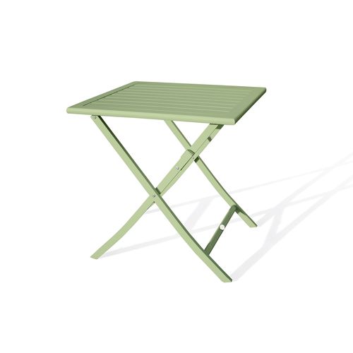 Table De Jardin Pliante En Aluminium - Vert Lagune - Marius