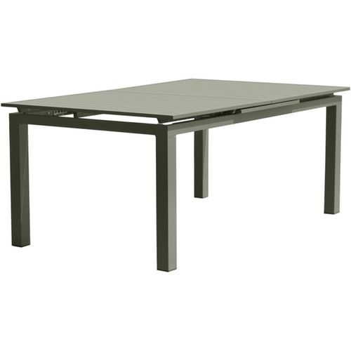 Miami Table De Jardin Extensible Aluminium 180–240 X 100 X 77 Cm Kaki