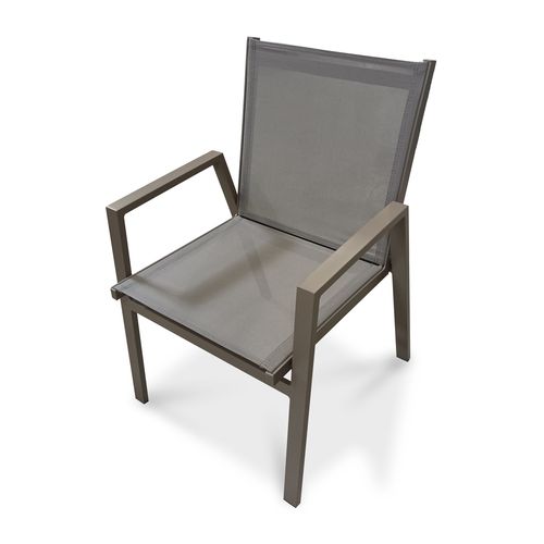 Fauteuil De Jardin Empilable En Aluminium - Quartz - Floride