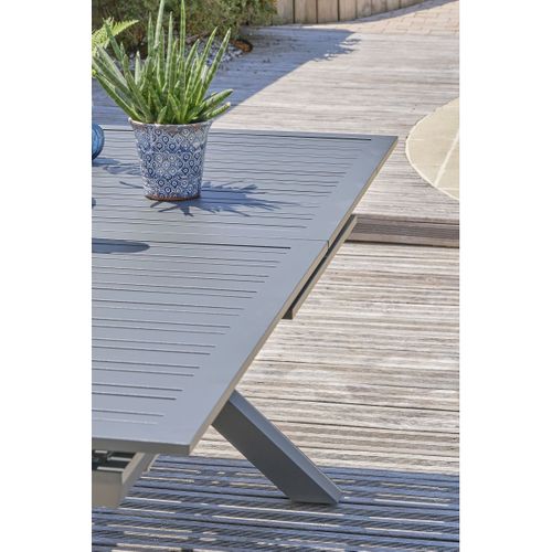 Ensemble Repas De Jardin 6 Places En Aluminium  - Floride