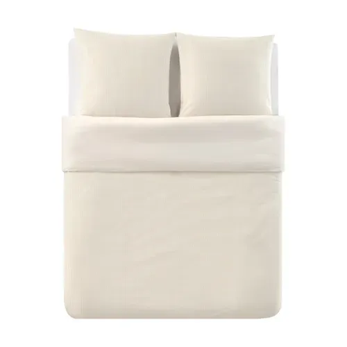 Parure 240x220 cm + 2 taies DREAMEA ODETTE vue de profil
