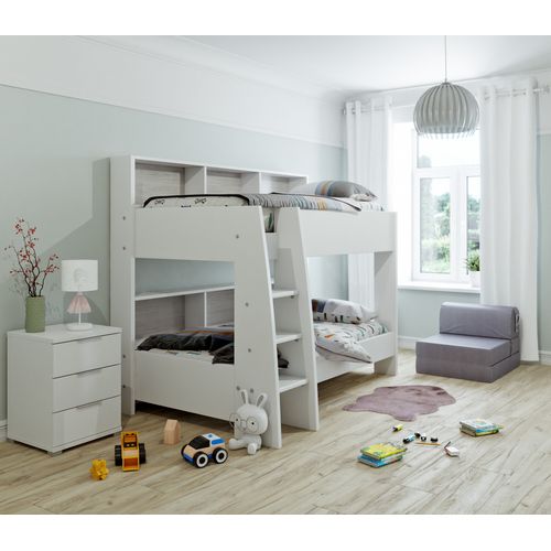 Chauffeuse L.75 cm 2 IN 1 grise