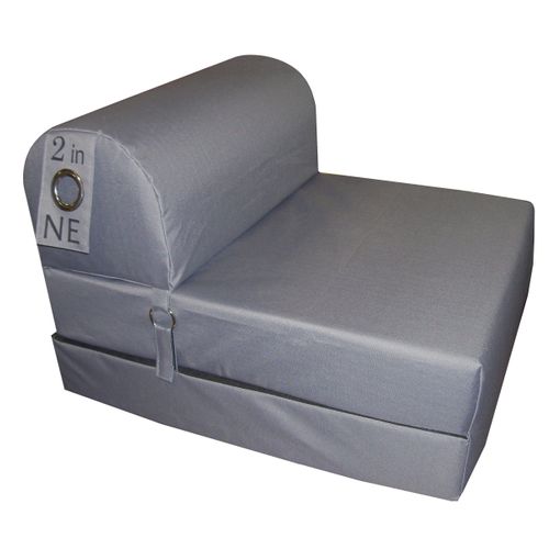 Chauffeuse L.75 cm 2 IN 1 grise