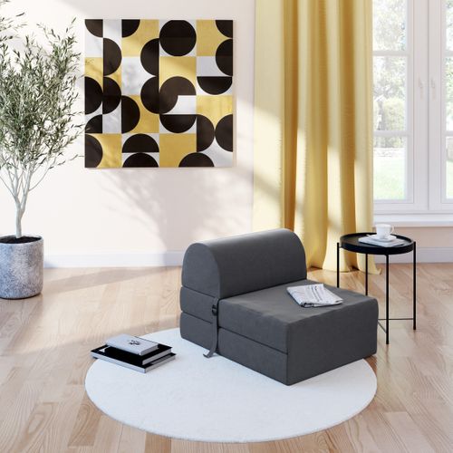 Chauffeuse l. 57,5 cm - Gris