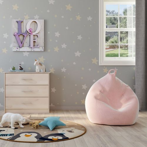 Poire D70xH90 cm TENDRESSE Rose