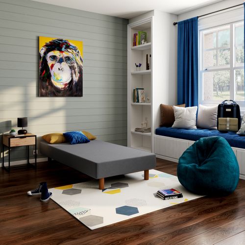 Poire D70xH90 cm TENDRESSE Bleu