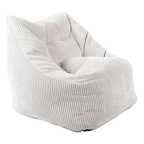Fauteuil pouf 65x60x65 cm NOE Gris