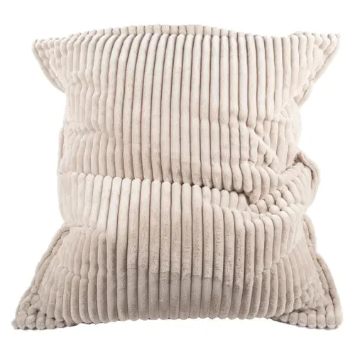 Maxi coussin 110x130 cm MAXIME Beige vue de face