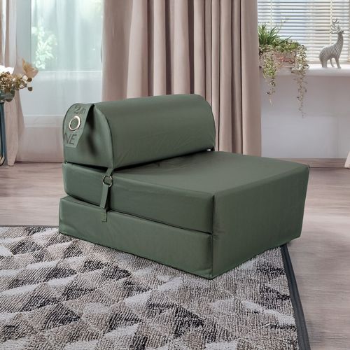 Chauffeuse L.75 cm 2 IN 1 Kaki