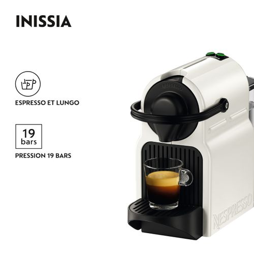 Machine à Café Nespresso Krups Inissia Blanche Yy1530fd