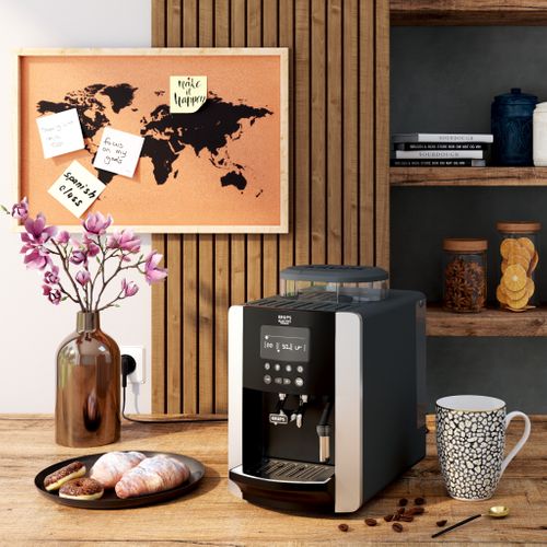 Expresso avec broyeur KRUPS YY3075FD Noir et silver