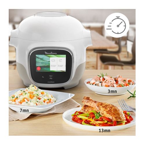 Multicuiseur Intelligent Cookeo 3l 900w Blanc/argent - Yy5132fb