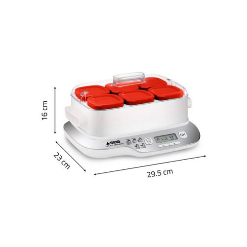 Yaourtière 6 Pots Rouge Yy5425fb