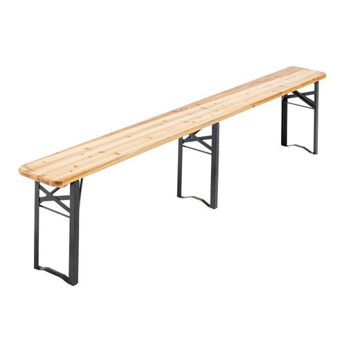 Ensemble Brasserie Table Et Bancs De Jardin En Bois 220 Cm Munich