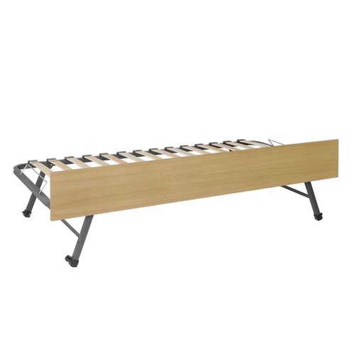 Lit Superposé 3 Places Opus Blanc Et Bois