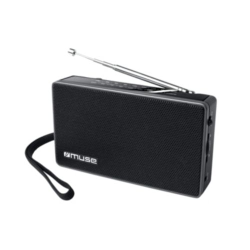 Radio FM/MW MUSE M-030R Antenne télescopique vue 3/4