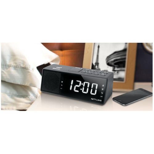 Radio réveil Tuner FM MUSE M-172 BT Bluetooth vue détaillée