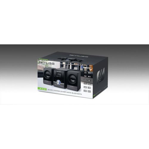 Micro chaine MUSE M-38BT Bluetooth vue détaillée
