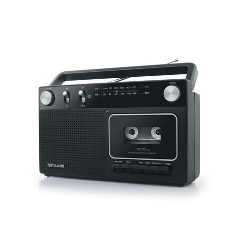 Radio cassette enregistrable portable Noir - M-152 Rc